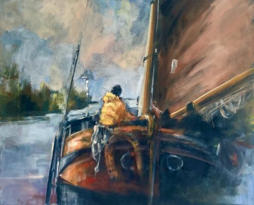 Pleziervaart op Friese Meren met een Tsjotter