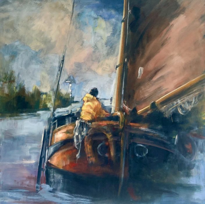 Pleziervaart op Friese Meren met een Tsjotter